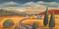 Art: Golden Landscape by Artist Virginia Kilpatrick