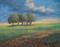 Art: Trees and Poppies by Artist Virginia Kilpatrick