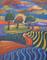 Art: Three Trees Landscape by Artist Virginia Kilpatrick