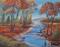 Art: Fall Creek by Artist Virginia Kilpatrick