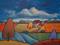 Art: FIELD HOUSE FAUVE by Artist Virginia Kilpatrick