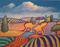 Art: Home In Yellow Yard by Artist Virginia Kilpatrick