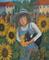 Art: Stop & Smell The Sunflowers by Artist Virginia Kilpatrick