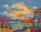 Art: Water Landscape by Artist Virginia Kilpatrick