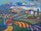 Art:  House and Garden by Artist Virginia Kilpatrick