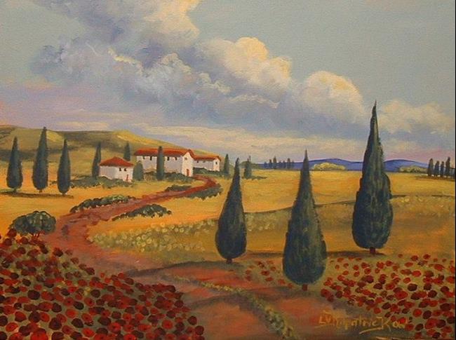 Art: Tuscan Landscape by Artist Virginia Kilpatrick