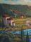 Art: Tuscan Waterfall With  Lavender by Artist Virginia Kilpatrick