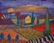 Art: Purple Sky Fauve by Kilpatrick by Artist Virginia Kilpatrick