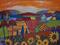 Art: Fauve Sunflowers by Artist Virginia Kilpatrick