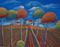 Art:  Tree Lined Road by Artist Virginia Kilpatrick