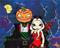 Art: Pumpkin King's Night Out by Artist Jasmine Ann Becket-Griffith