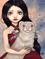 Art: Winged Ferret by Artist Jasmine Ann Becket-Griffith