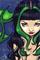 Art: Pretty Green Mermaid  OSWOA  by Artist Jasmine Ann Becket-Griffith