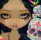 Art: Faces of Faery #35 - Sugar Skulls - Dia de los Muertos by Artist Jasmine Ann Becket-Griffith