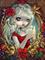 Art: Christmas Candle by Artist Jasmine Ann Becket-Griffith