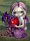 Art: Valentine Dragon by Artist Jasmine Ann Becket-Griffith