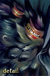 Detail Image for art Speak No Evil ORIGINAL PAINTING
