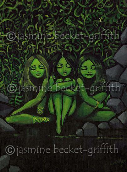 Art: Sisters by Artist Jasmine Ann Becket-Griffith
