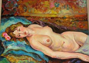 Detail Image for art Relaxed nude female Detail Image for art Relaxed nude female