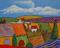 Art: Farm In The Valley by Artist Virginia Kilpatrick