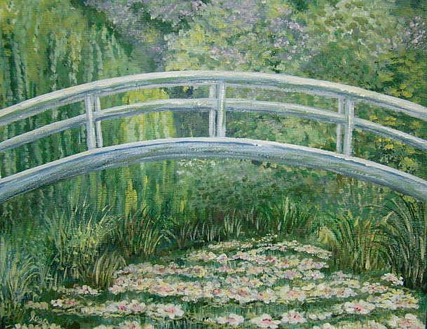 Art: Lily Pond by Artist Leea Baltes