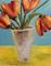 Art: Four March Tulips by Artist Windi Rosson