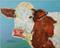 Art: Cow - sold by Artist Ulrike 'Ricky' Martin