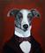Art: Dapper Dog by Artist paintedbyevie