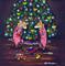 Art: Christmas Jig 2010 by Artist paintedbyevie