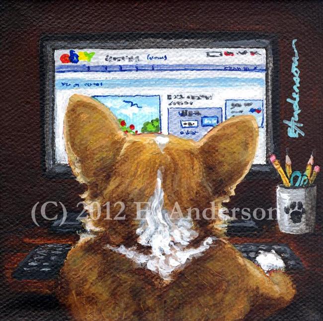 Art: Auction Fever by Artist paintedbyevie