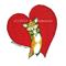 Art: I Love You Corgi by Artist paintedbyevie