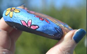 Detail Image for art Daisy Dachshund Rock