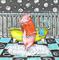 Art: Modest Pig by Artist paintedbyevie