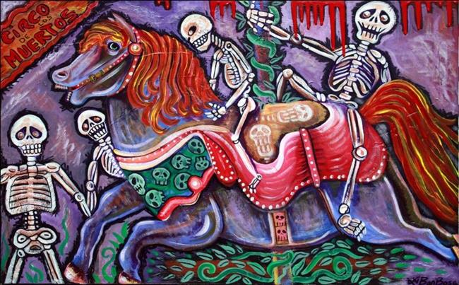 Art: Circo De Los Muertos by Artist Laura Barbosa