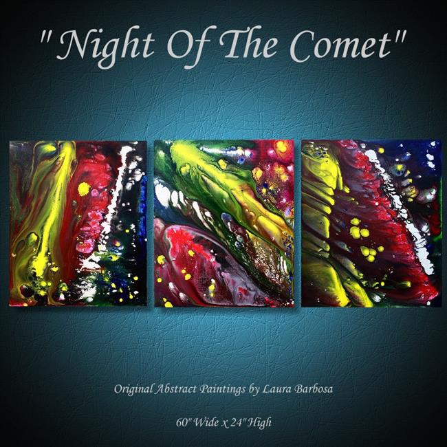 Art: Night Of The Comet by Artist Laura Barbosa