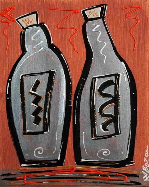 Art: Happy Hour by Artist Laura Barbosa