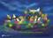 Art: Pembroke Party Pontoon by Artist paintedbyevie