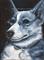 Art: e-DogBlue2 by Artist paintedbyevie