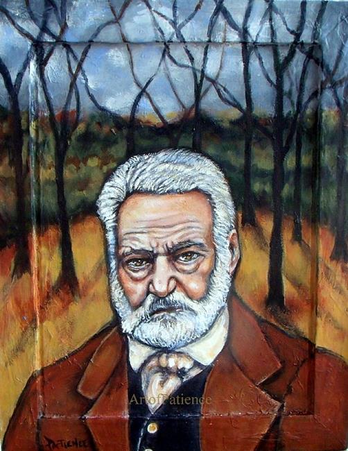 Art: L'Automne: Victor Hugo Tribute Portrait by Artist Patience