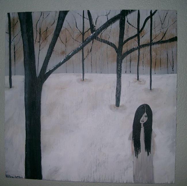 Art: Silence by Artist Vyckie Van Goth