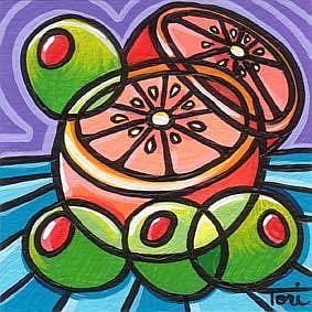 Art: Oranges and Olives by Artist Tori Siegel