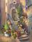 Art: IMG 1373 Blooming Old Steps 2017 by Artist Marion Dutton