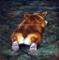 Art: Chubby Puppy Splat by Artist paintedbyevie