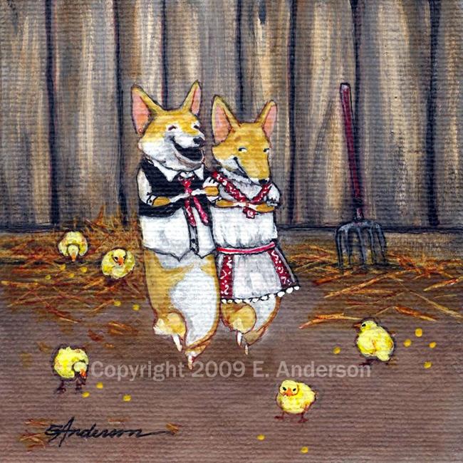 Art: Barn Dance by Artist paintedbyevie