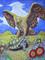 Art: The Tortoise and The Eagle-Aesop's Fable by Artist Robert Thomas Robie