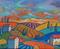 Art: Colorful Hills Fauve by Artist Virginia Kilpatrick