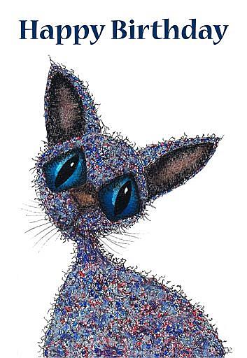 Art: BIRTHDAY CARD by Artist Dawn Barker