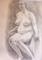 Art: NUDE PREGNANT WOMAN by Artist Lauren Cole Abrams