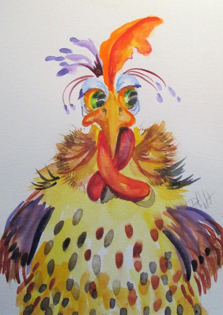 Art: Chubby Chicken by Artist Delilah Smith