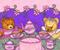 Art: Bear Tea Party by Artist Paula M Parker